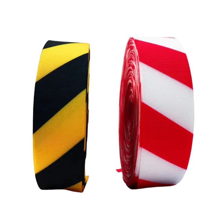 Ruban d'avertissement bicolore